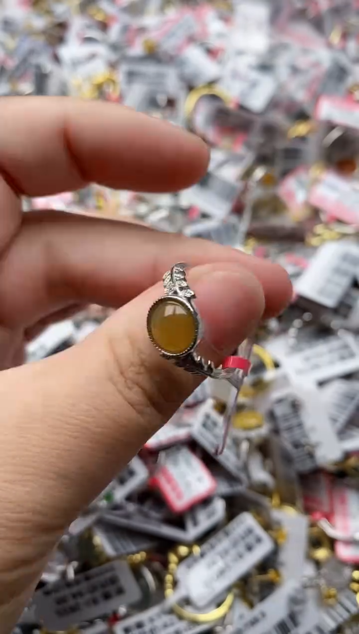 【闪购商品】翡翠戒指银S925镶嵌22222---3