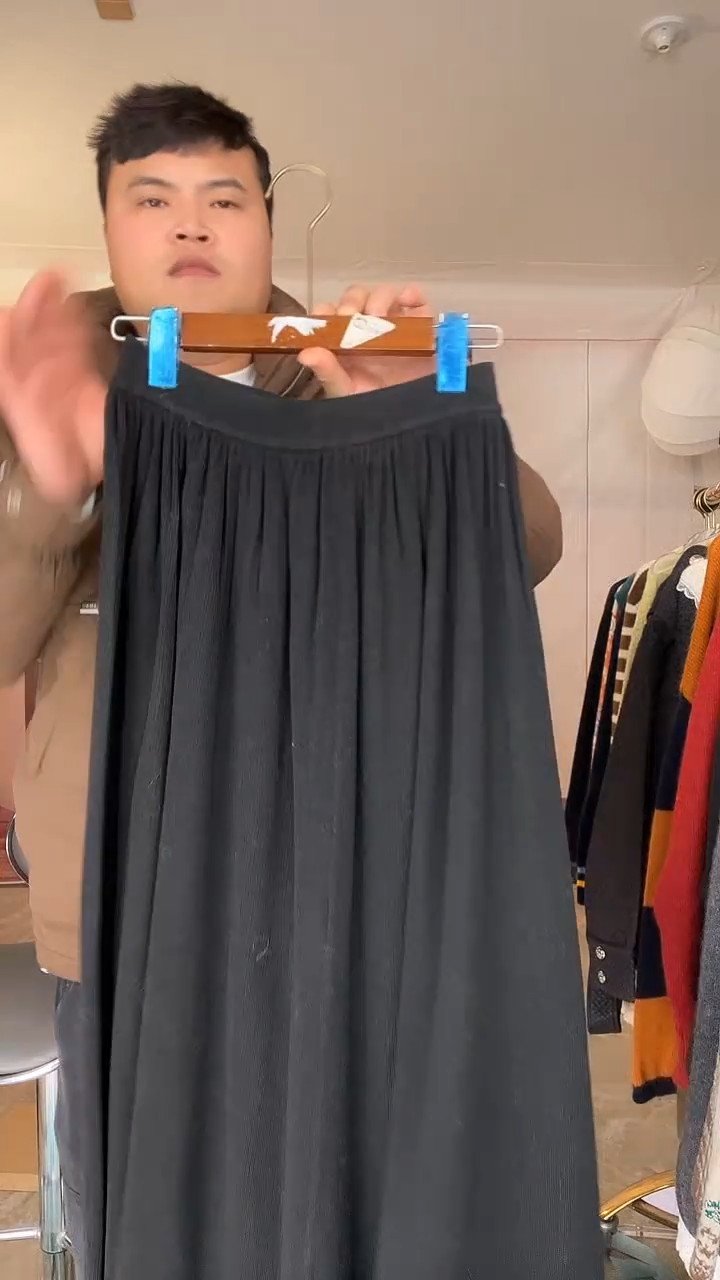 半身裙加厚秋冬针织打底衫