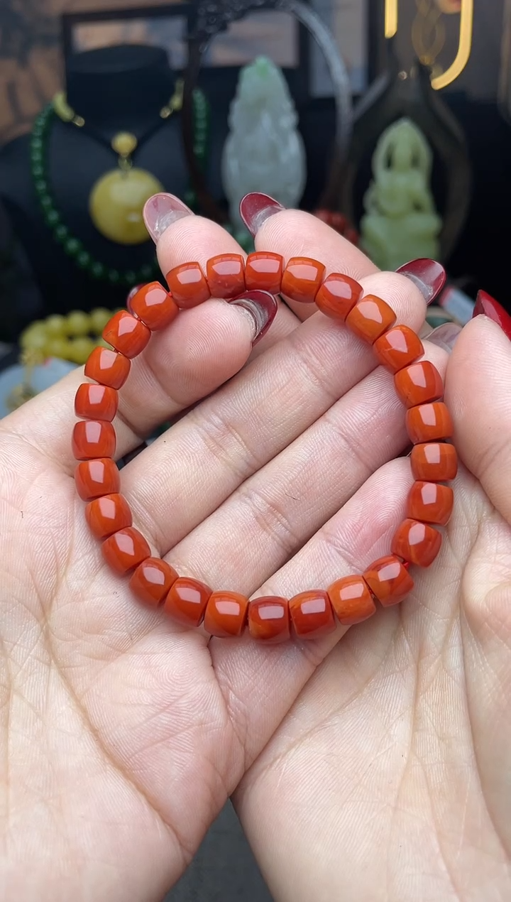 【闪购商品】南红玛瑙手链未镶嵌手串