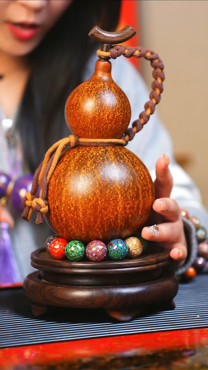 【闪购商品】JY026大师姐臻选非遗大漆酒葫芦