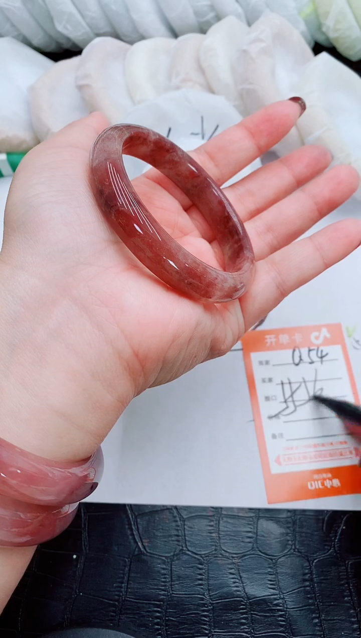 【闪购商品】石英质玉手镯未镶嵌Q54-55-56