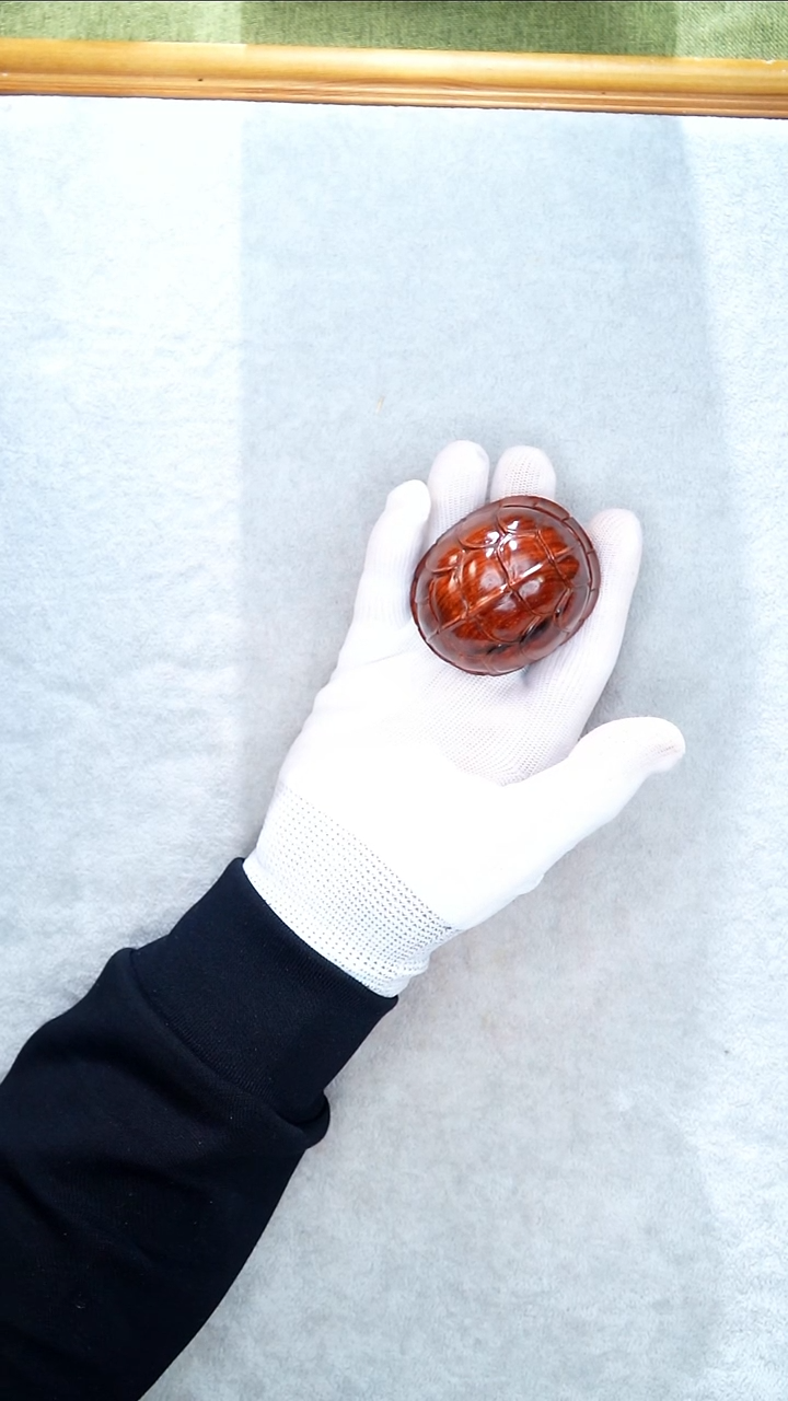 手串/手链小叶紫檀琴料富甲天下6.3*5.1*4.5摆件 87克 XYZT0081