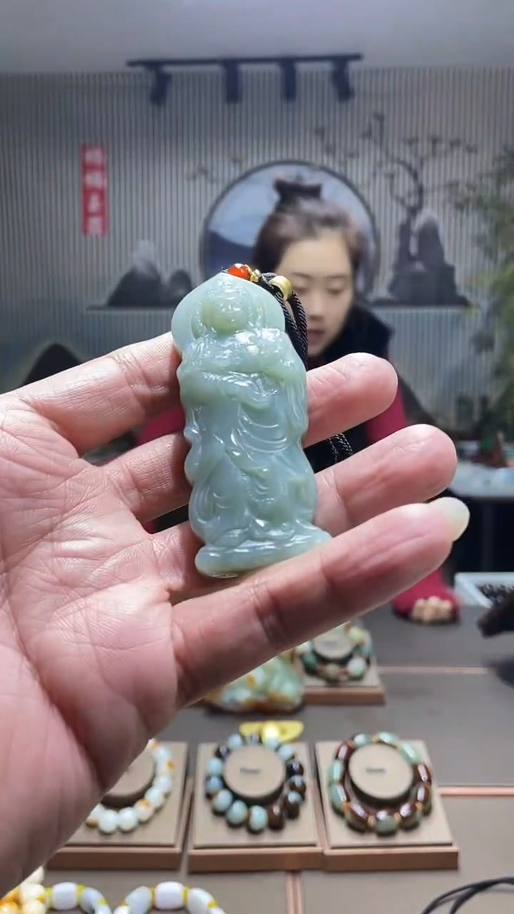 【闪购商品】和田玉吊坠未镶嵌观音