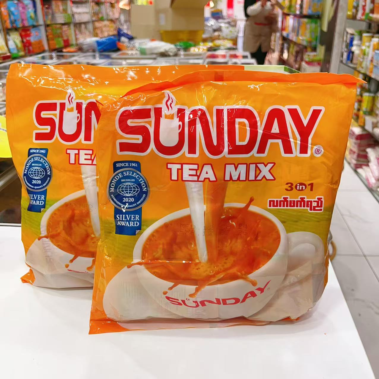 东南亚特产SUNDAY奶茶