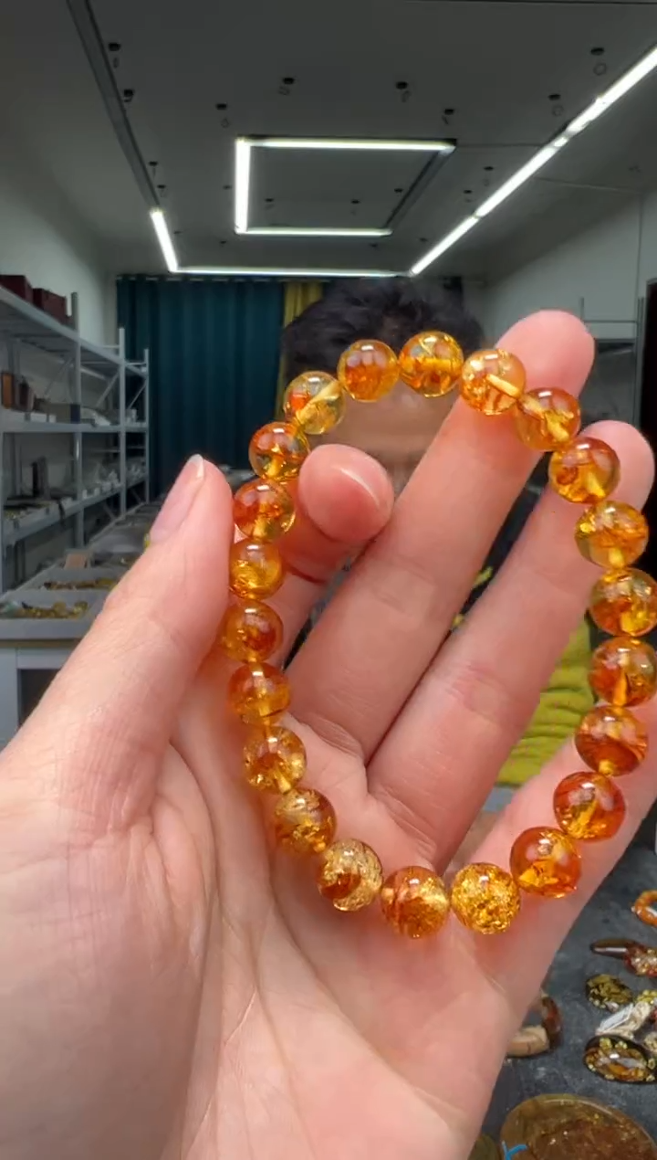 手链琥珀未镶嵌手串多样性拍一发一