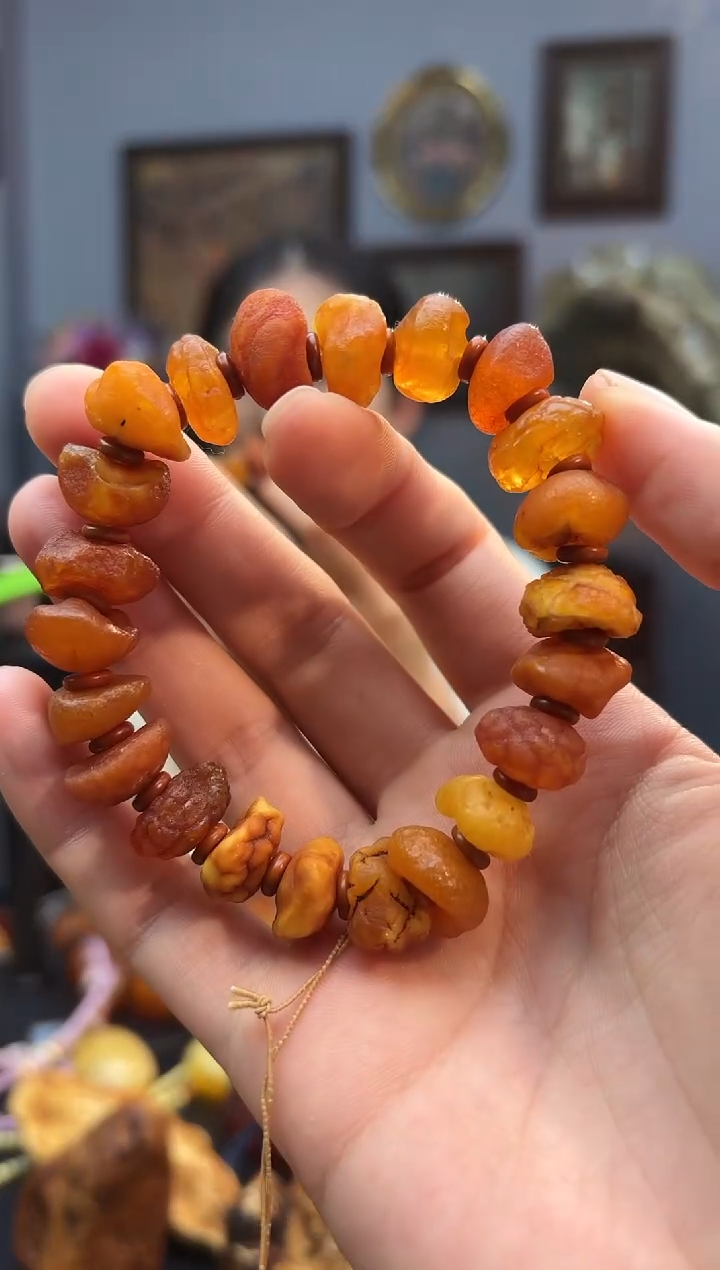 手串琥珀未镶嵌手串