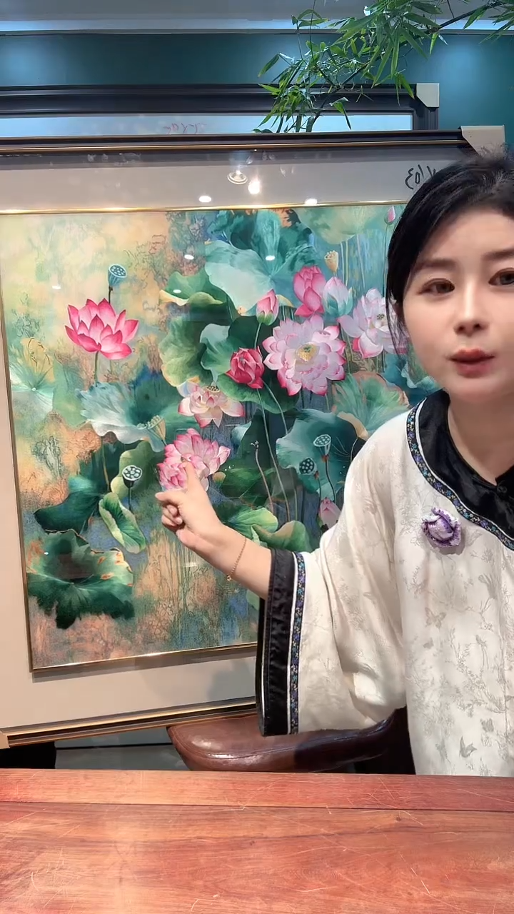 横款非遗苏绣手工刺绣挂画