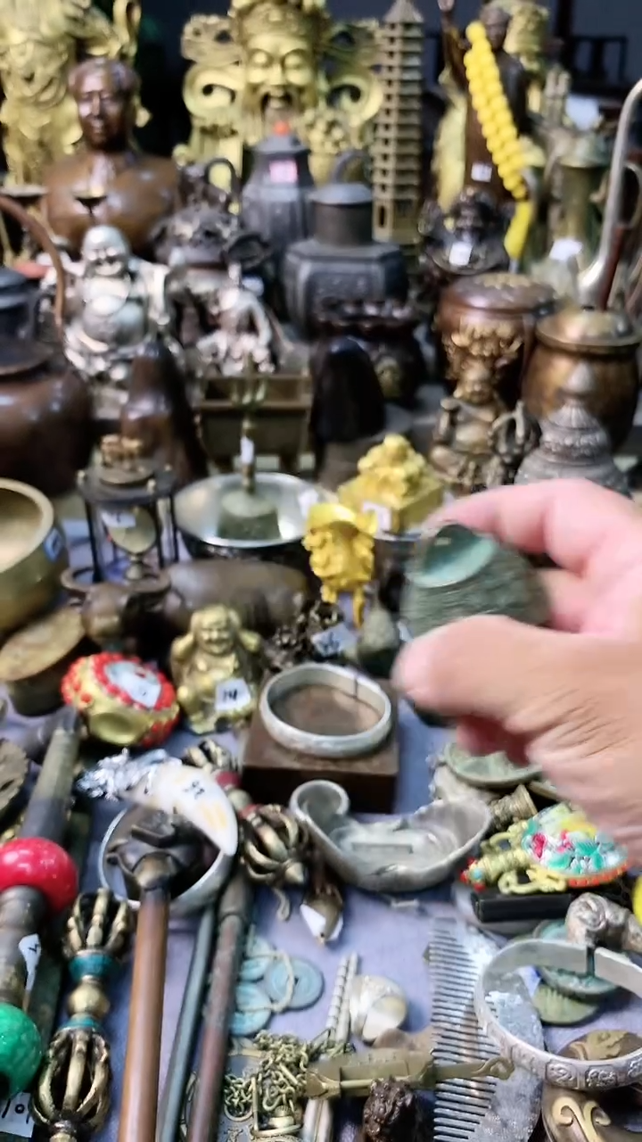 鸿兴工艺摆件铜称砣