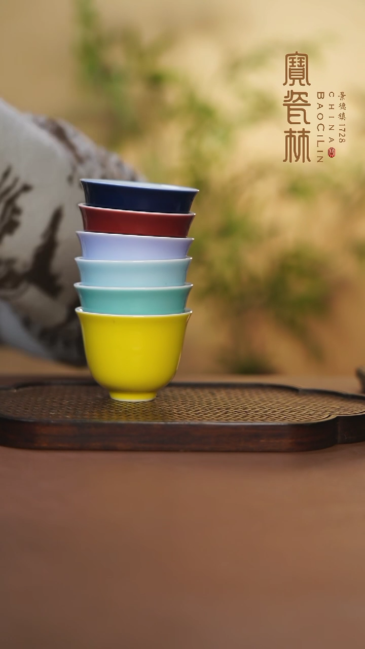 【闪购商品】宝瓷林花神杯六色