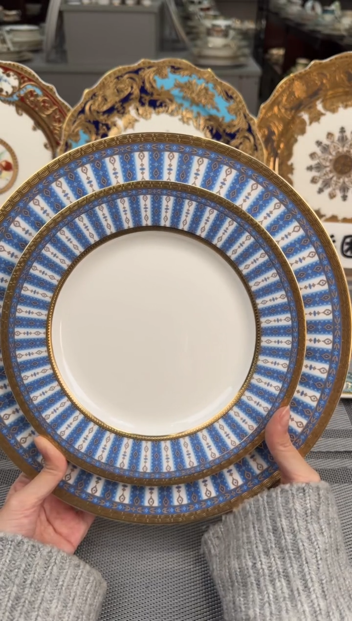 【闪购商品】瓷片10.5+8英寸大小盘福利款 微瑕