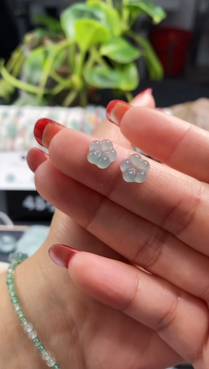 【闪购商品】翡翠裸石翡翠小花