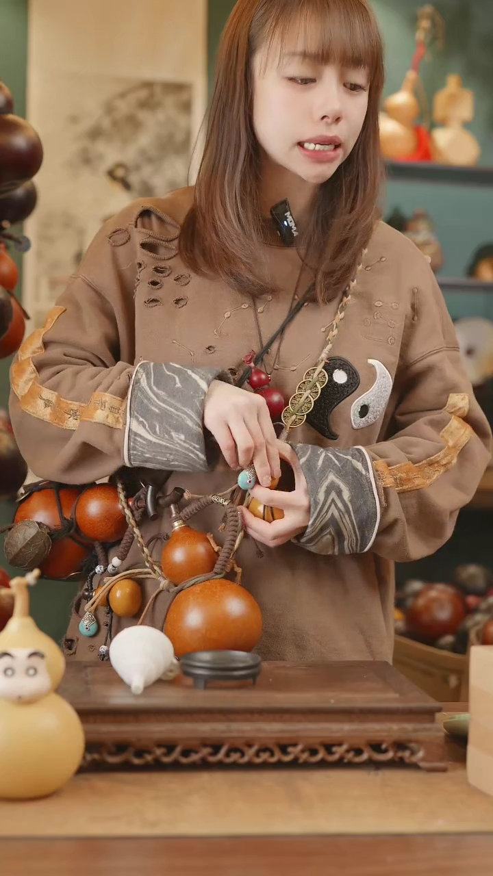 【闪购商品】32号精品天然大漆工艺防渗内胆酒葫芦~