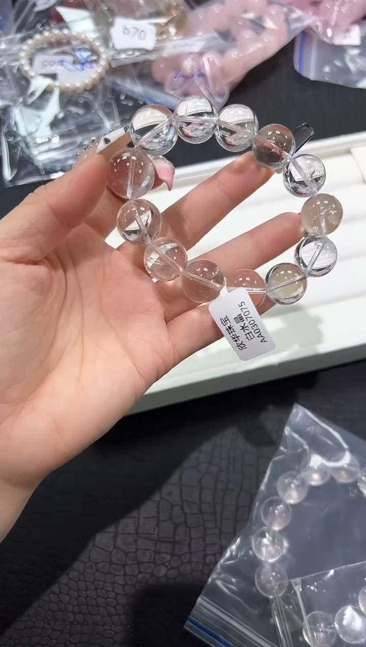 水晶手链未镶嵌74b多样性发其一【1条】默认微瑕