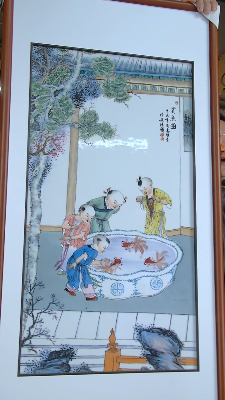 【闪购商品】瓷版画  E37【人间瓷画】《周惠胜》