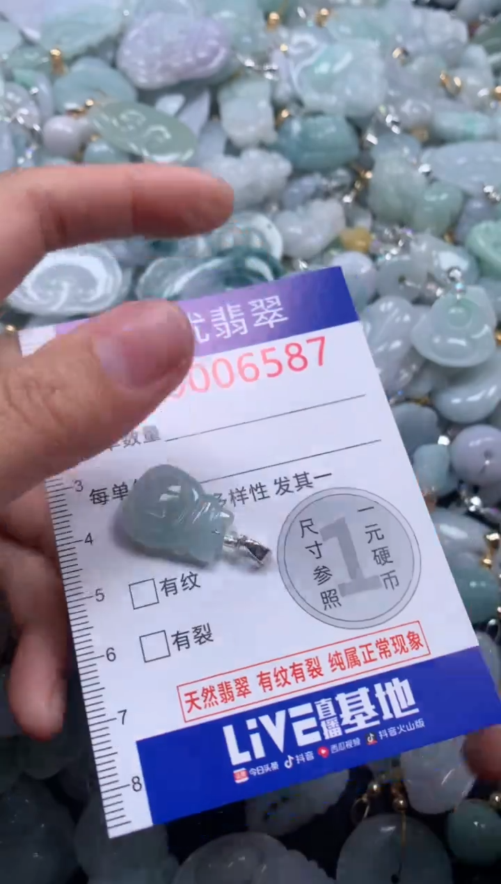 颈饰未镶嵌翡翠6587