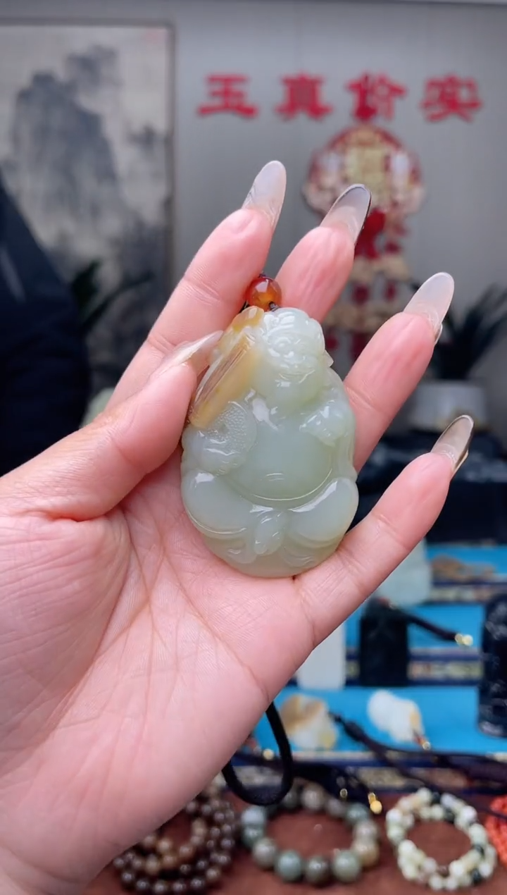 【闪购商品】和田玉（糖玉）挂件未镶嵌1