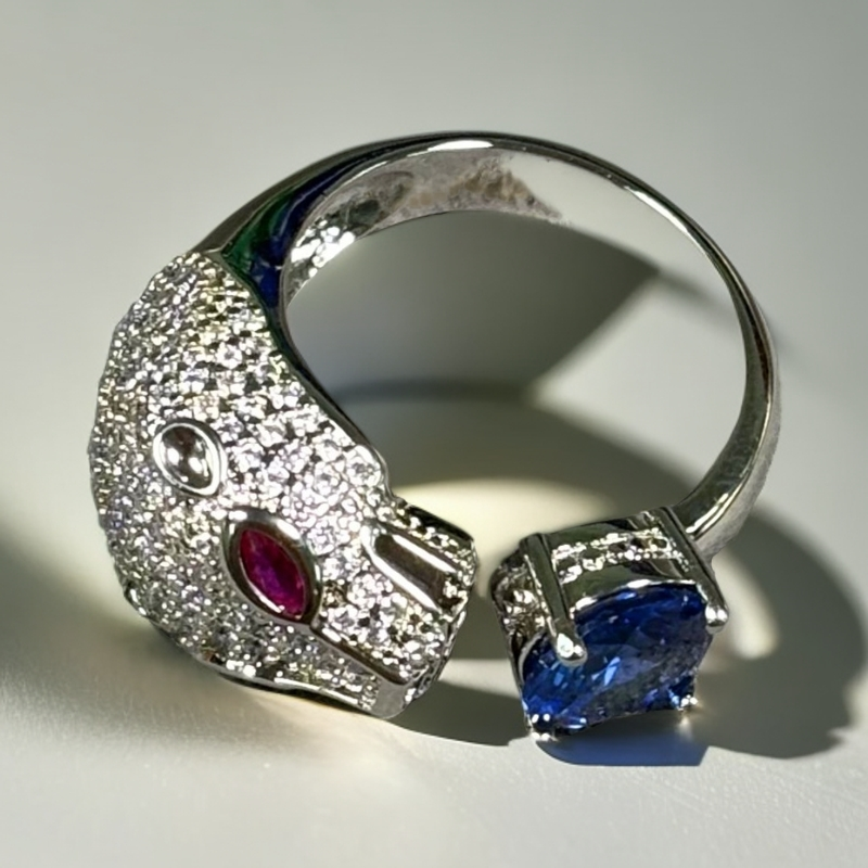 【高端定制】高贵奢藏级蓝宝石戒指337