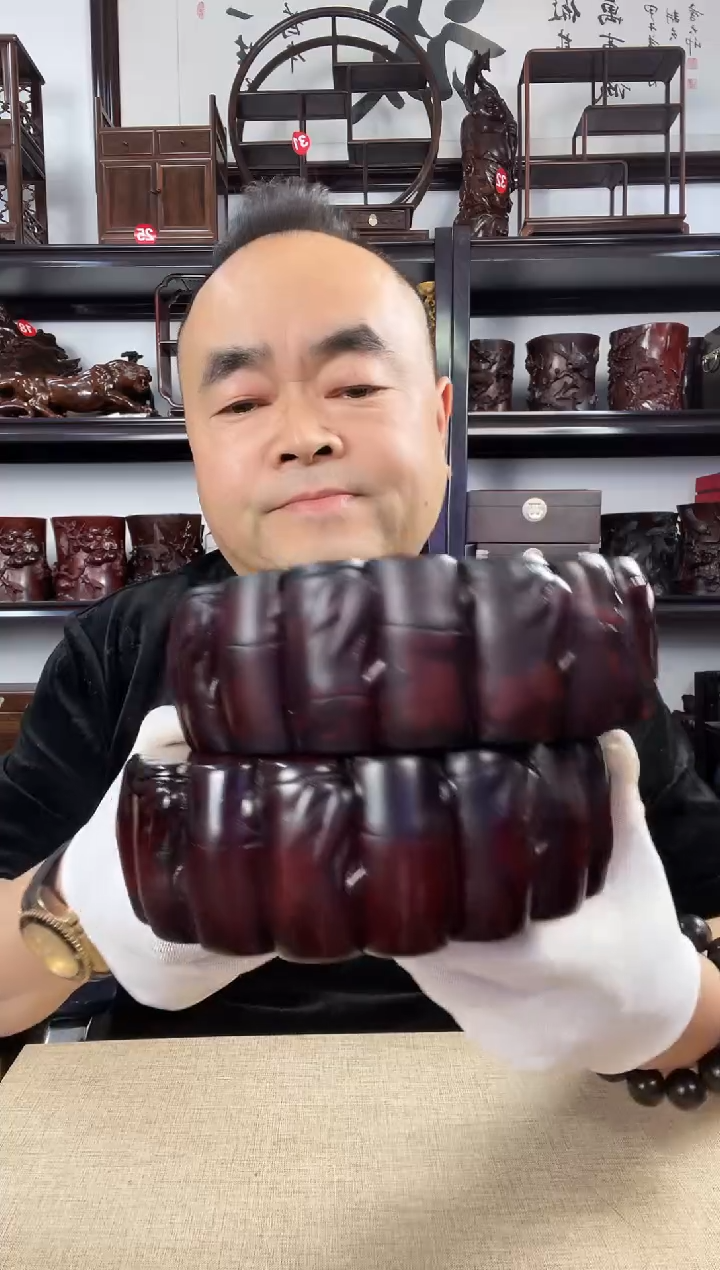 木老李红木工艺品730瑕疵2个