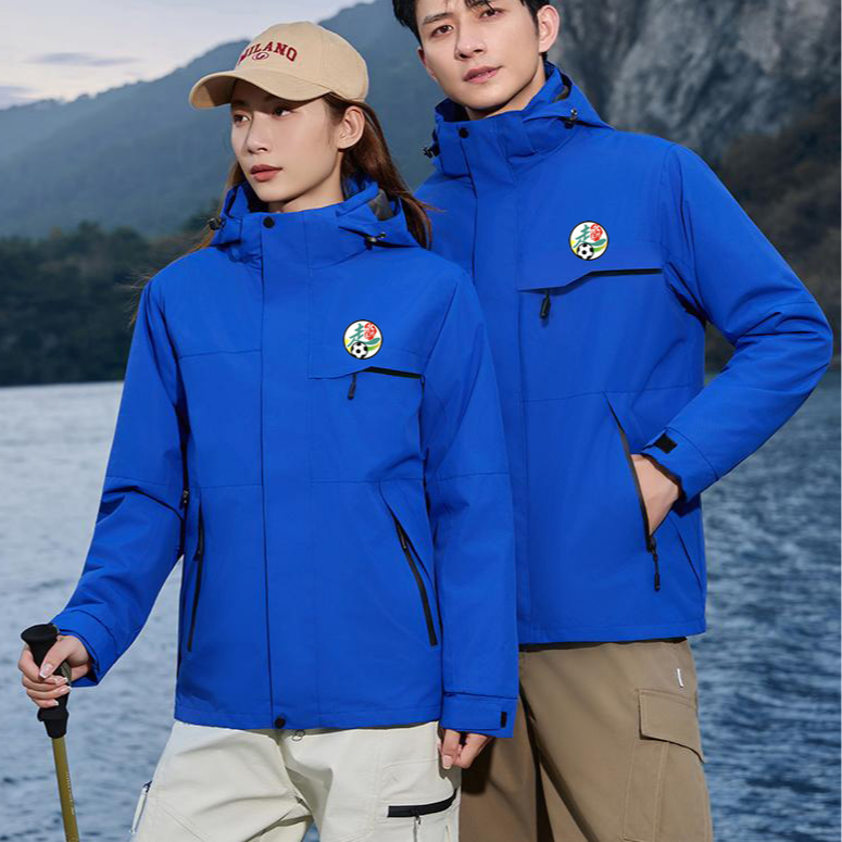 秋冬加厚湘超永州永冲锋石墨烯加绒发热保暖防风防水一体冲锋衣