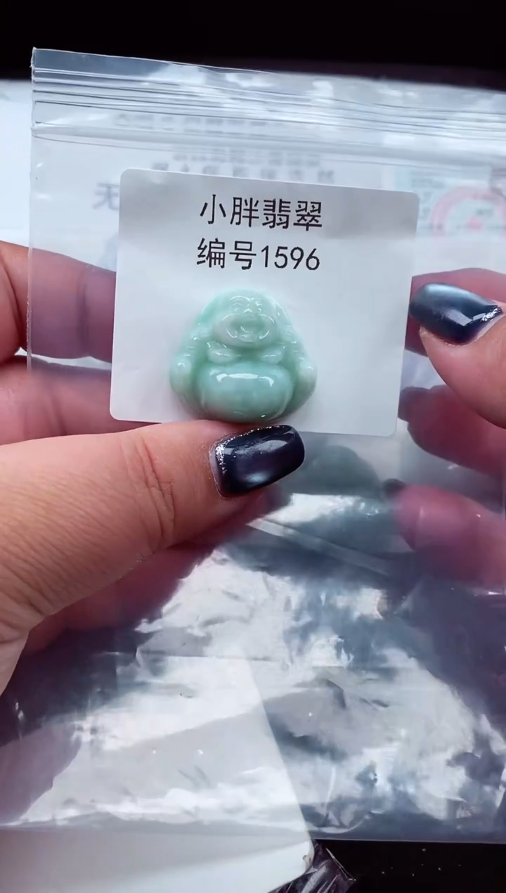 颈饰未镶嵌翡翠缅甸天然A货翡翠1596