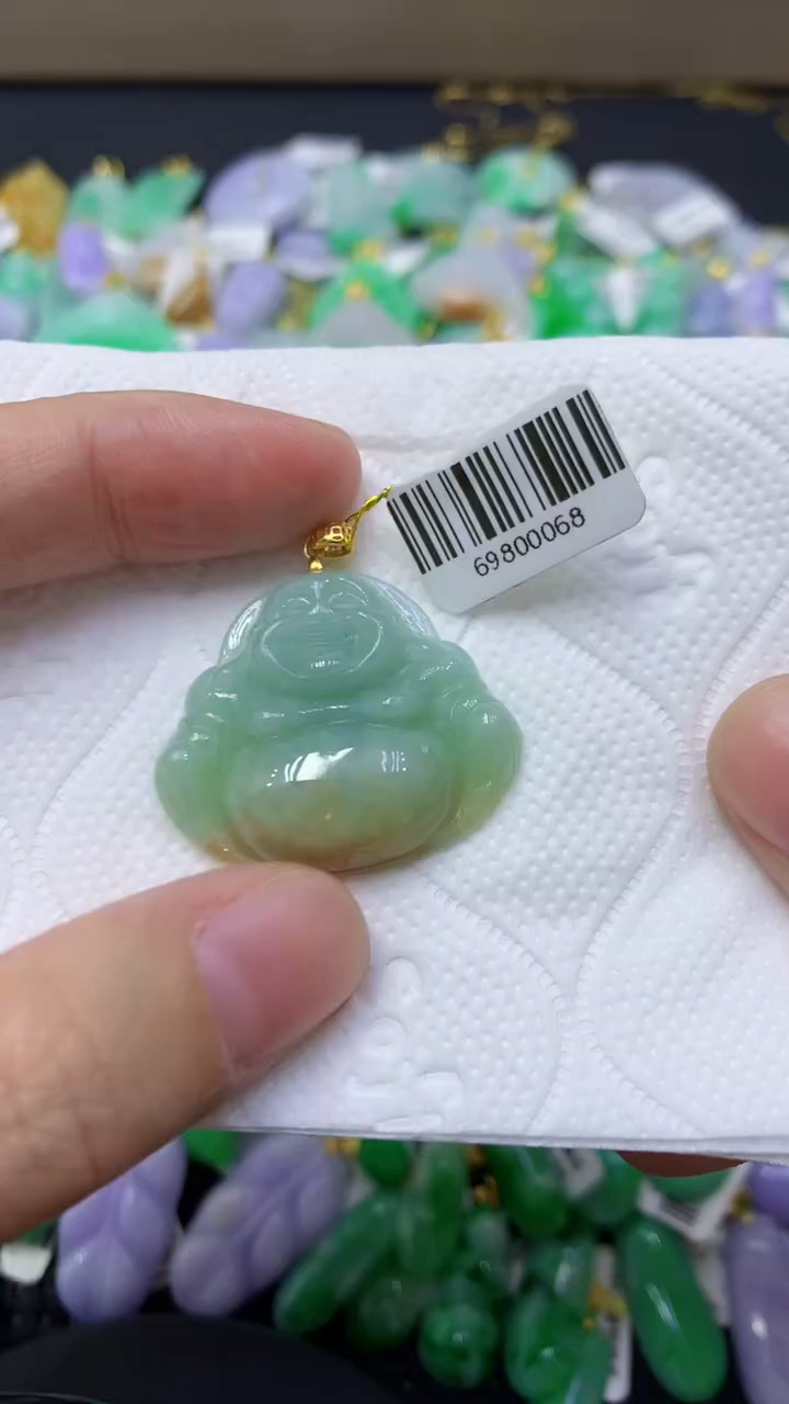颈饰未镶嵌翡翠天然缅甸翡翠A货