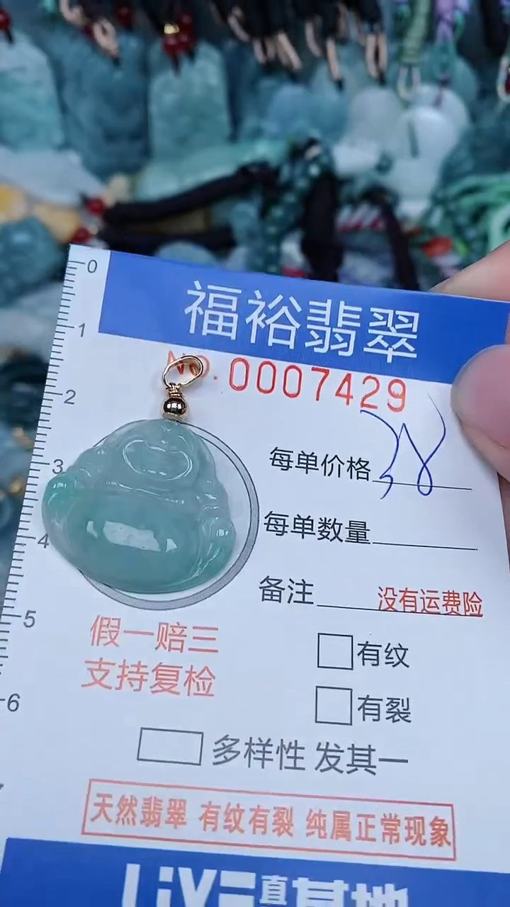 【闪购商品】翡翠颈饰未镶嵌...0007429