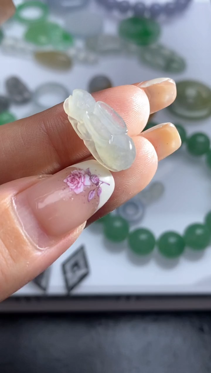 定制翡翠未镶嵌翡翠毛货~