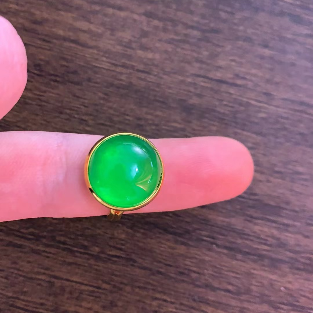翡翠圆戒指（多样发其一）B694