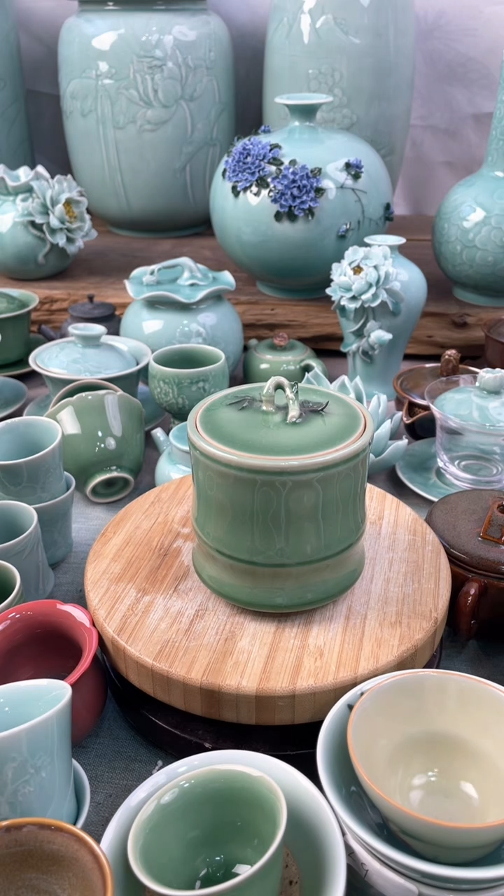 【闪购商品】特价 微瑕 慧仙青瓷