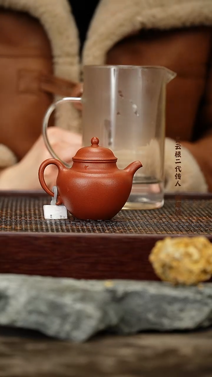 茶壶紫砂Z*N秋水 朱泥 