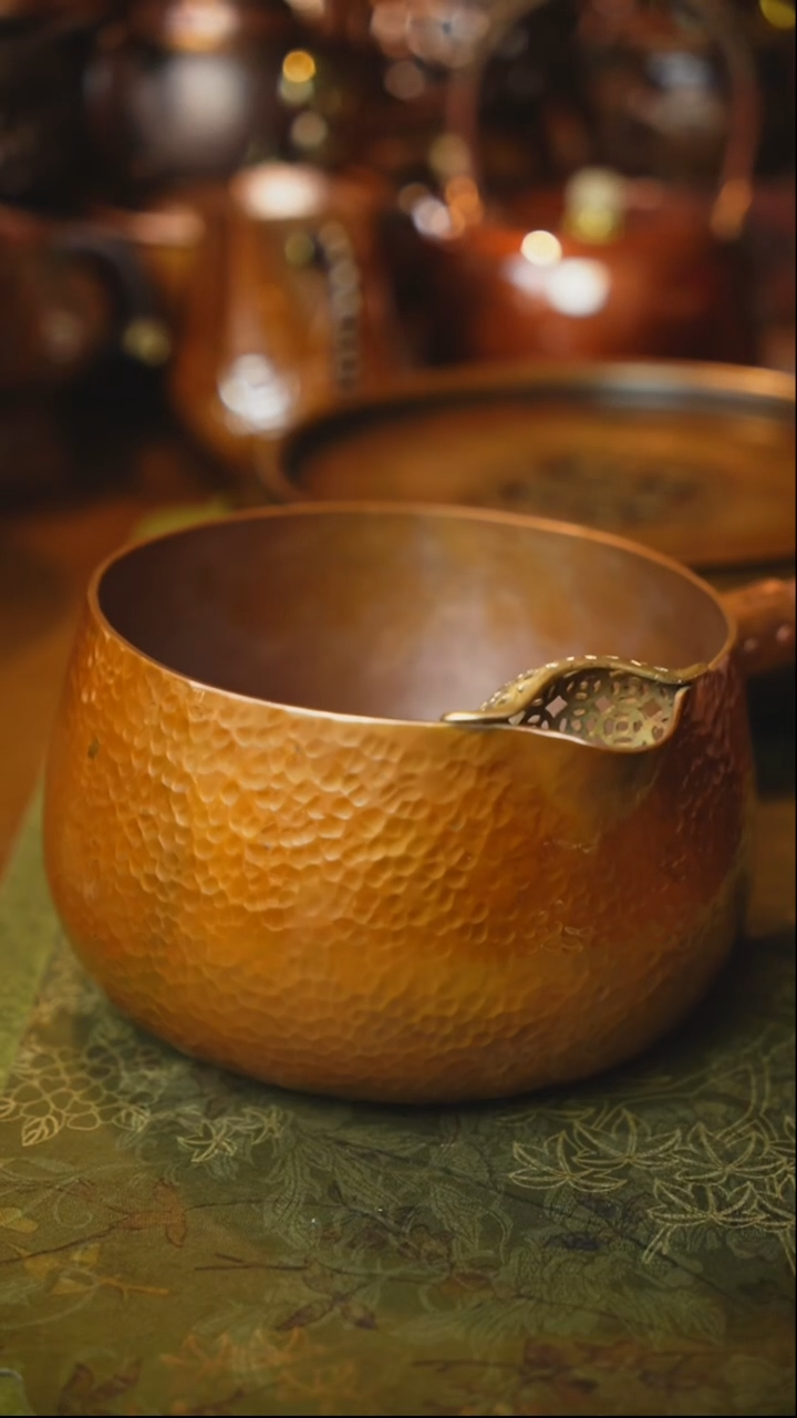 【闪购商品】紫铜大容量煮茶器古树榴