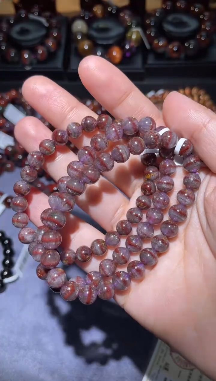 【闪购商品】水晶手链未镶嵌极光单圈7mm多样性发其一