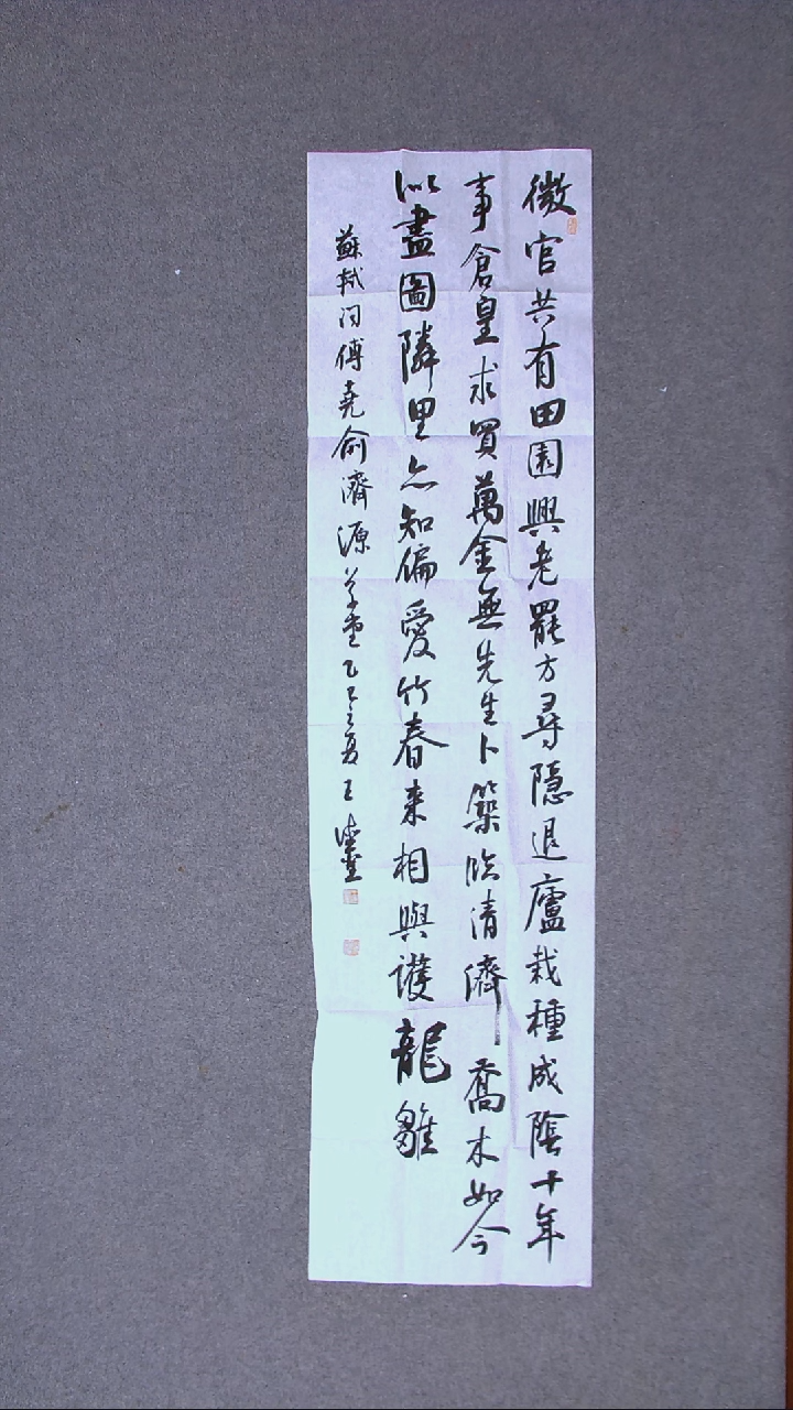 书法 王德圣 山东临沂138*34四平尺