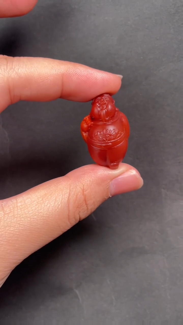 未镶嵌91南红玛瑙吊坠