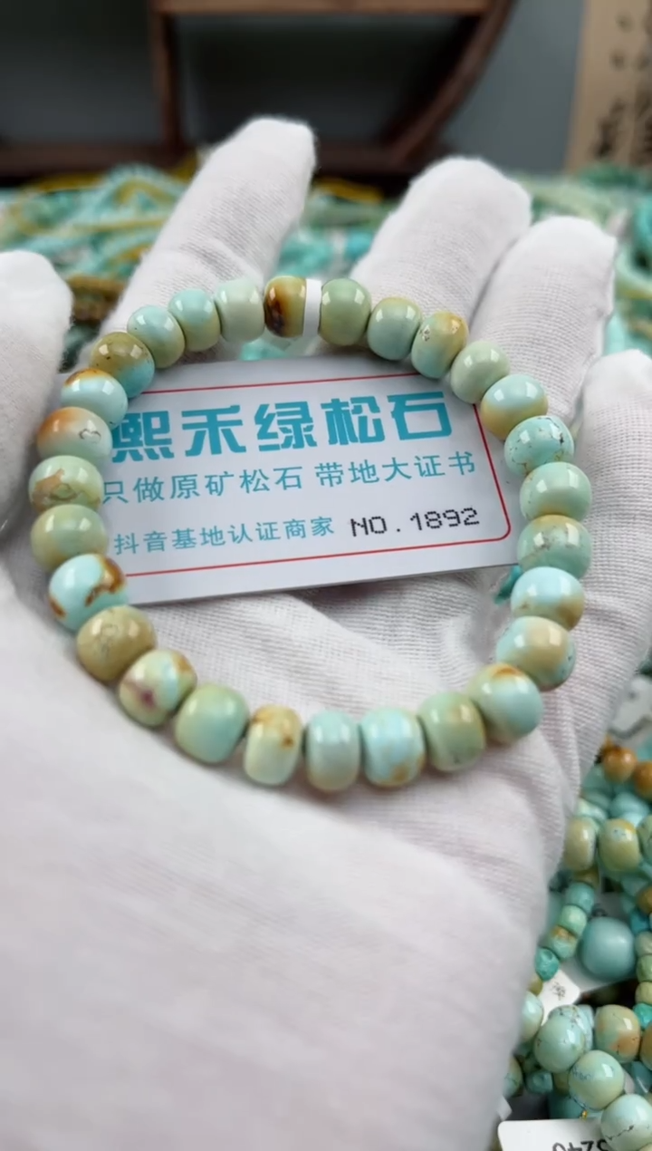 未镶嵌绿松石松石1892