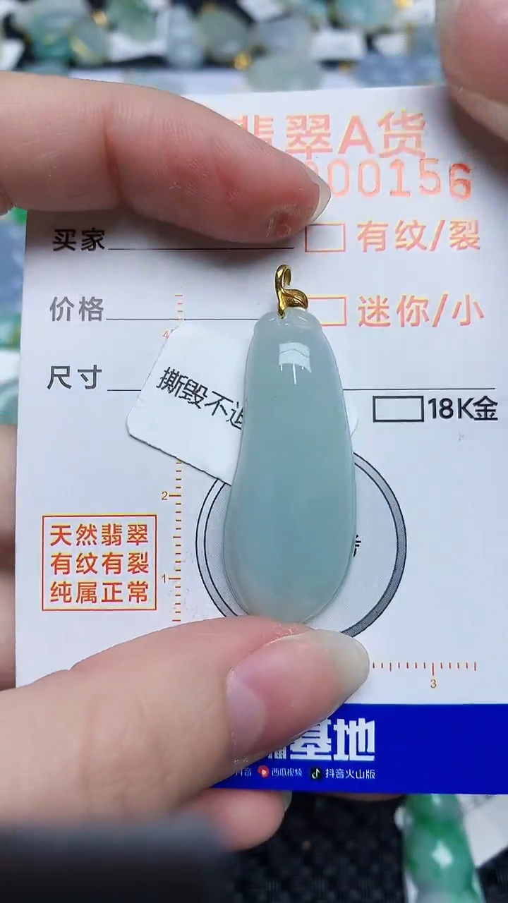 【闪购商品】翡翠颈饰18K金镶嵌4537834345