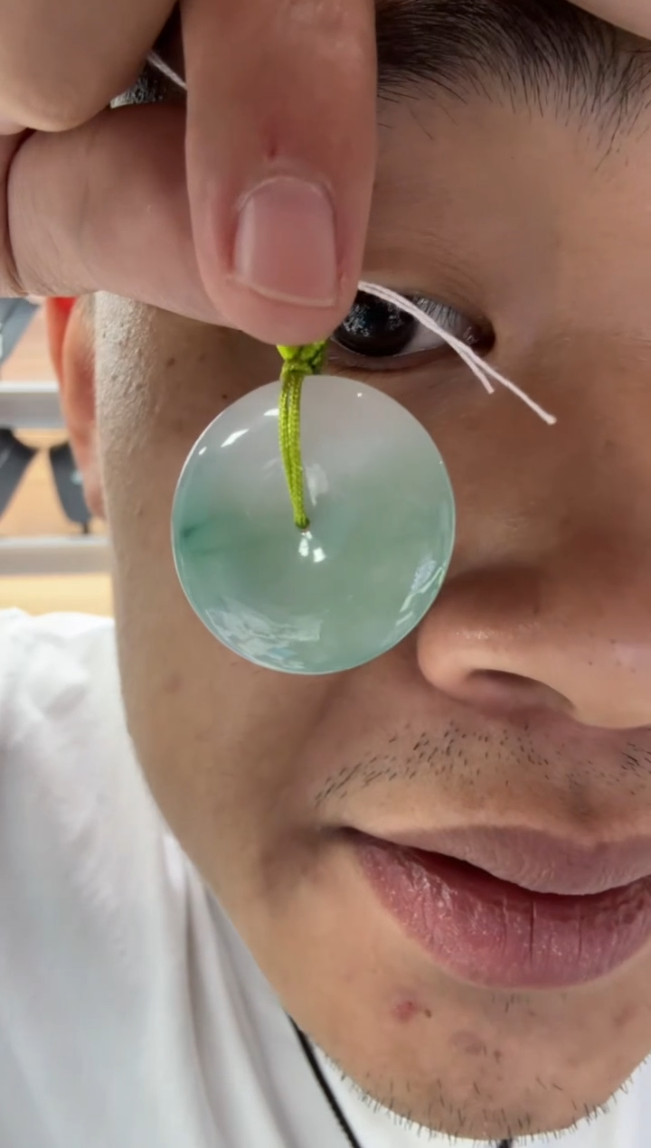 【闪购商品】翡翠颈饰未镶嵌天然翡翠A货孤品一件