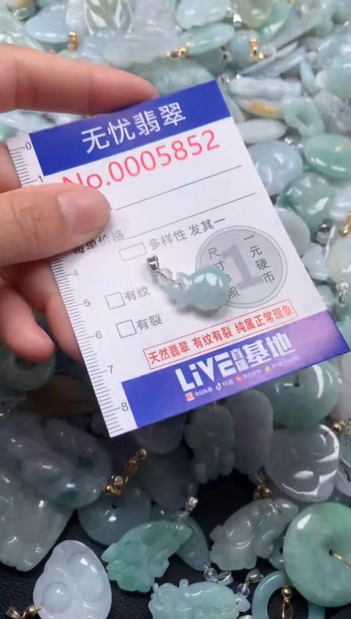 颈饰未镶嵌翡翠5852
