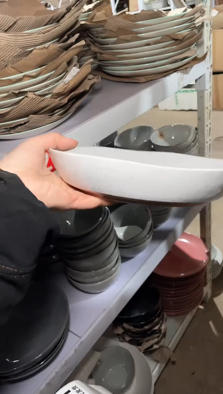 【闪购商品】碗微瑕（1件套）白色异型深盘