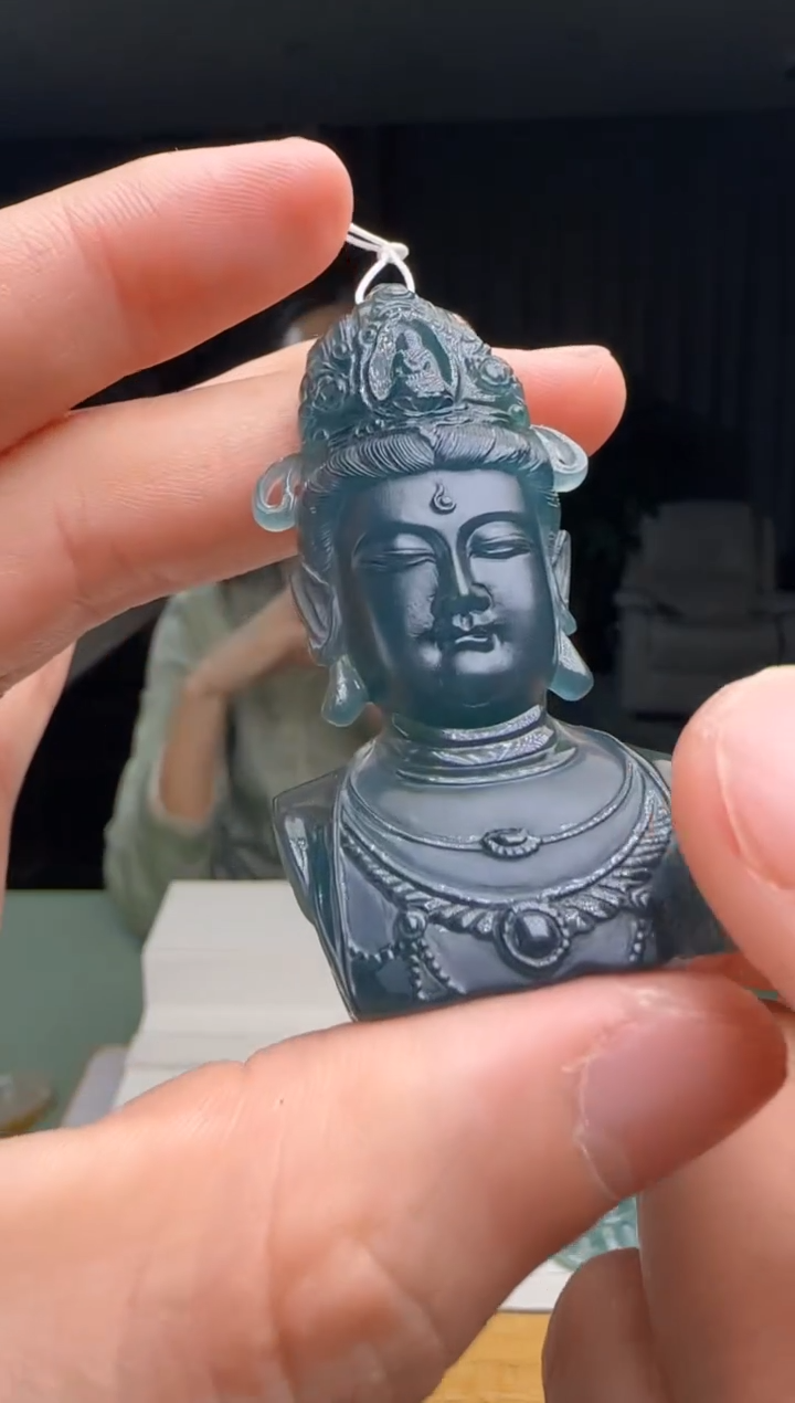 【闪购商品】翡翠吊坠(不含链)未镶嵌多样性发一DY@@WS1WX27464