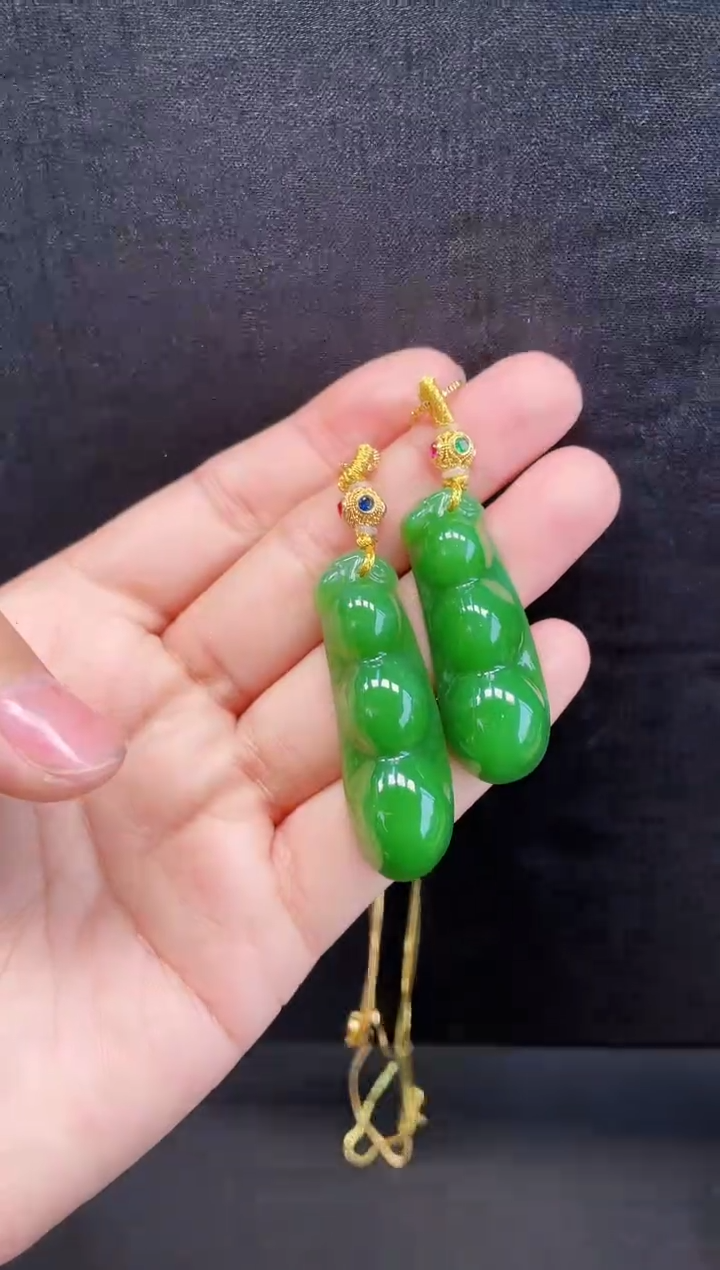 【闪购商品】和田玉吊坠18K金镶嵌40MM 多样性发一