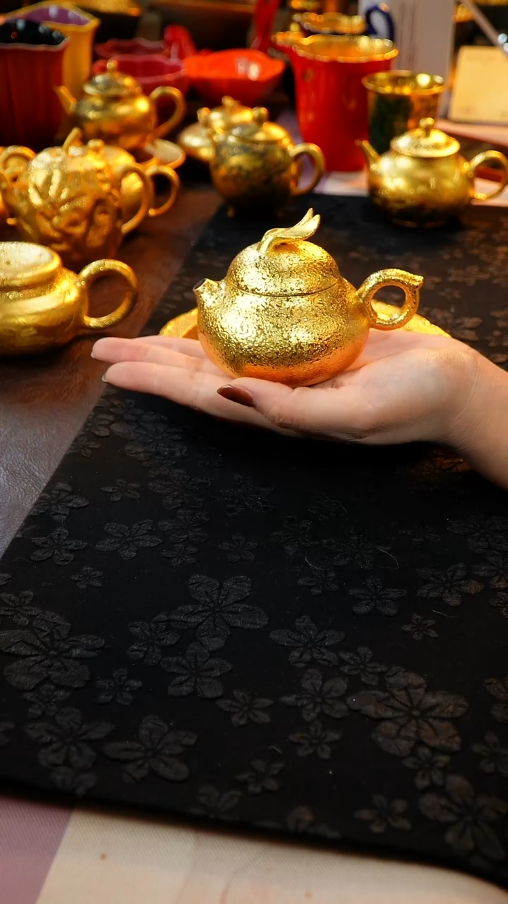 茶杯紫砂【宜景窑系列】金壶