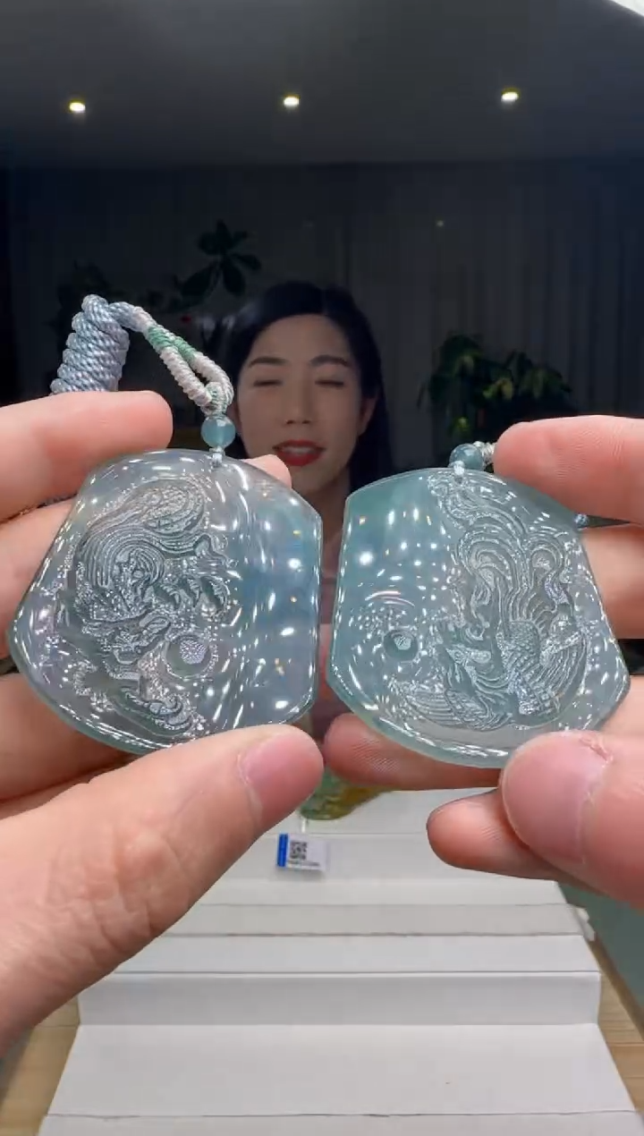 【闪购商品】翡翠颈饰未镶嵌多样性发一对DY@@WS50223H00