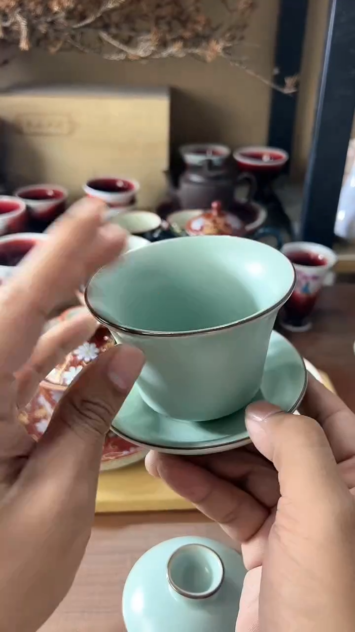 汝窑盖碗66666666