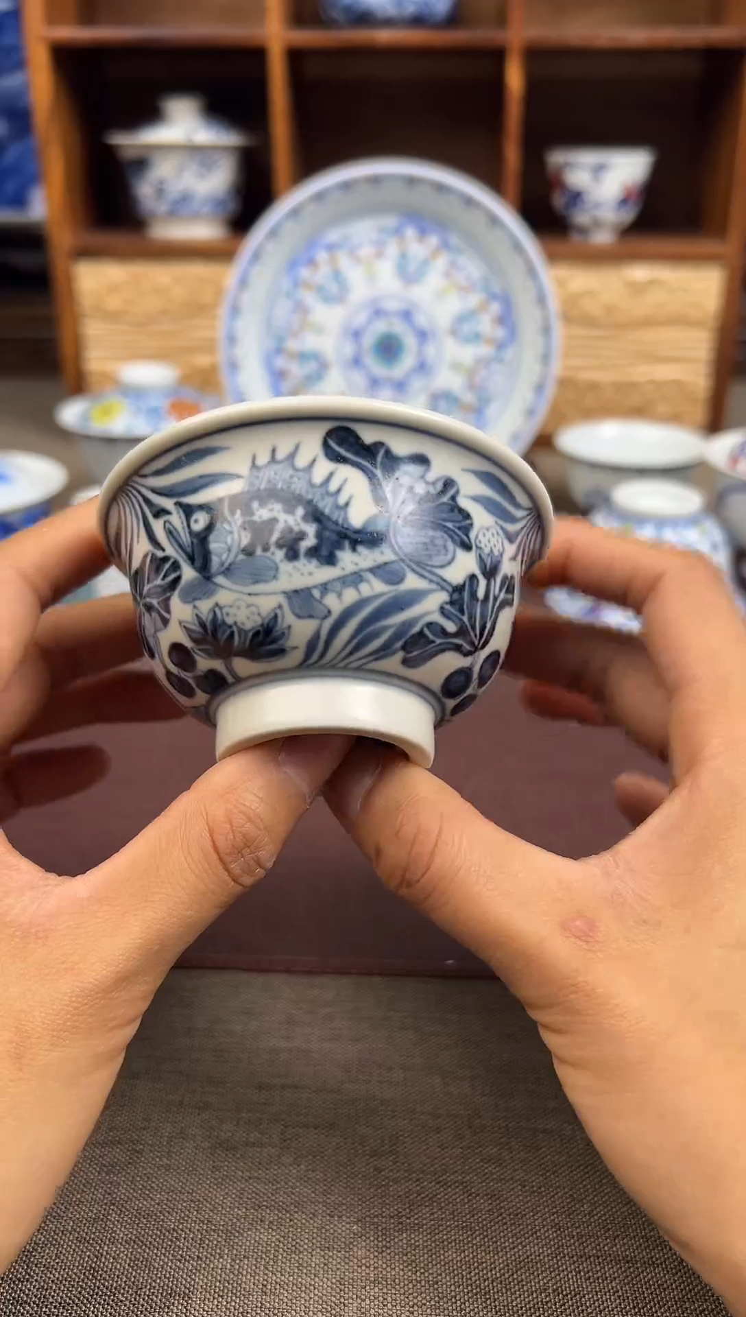 【闪购商品】杯子溪山酌茗陶瓷杯