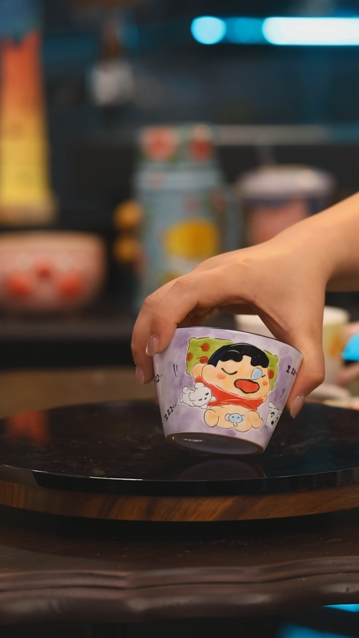 【闪购商品】摆件景德镇设计师釉下彩绘陶瓷