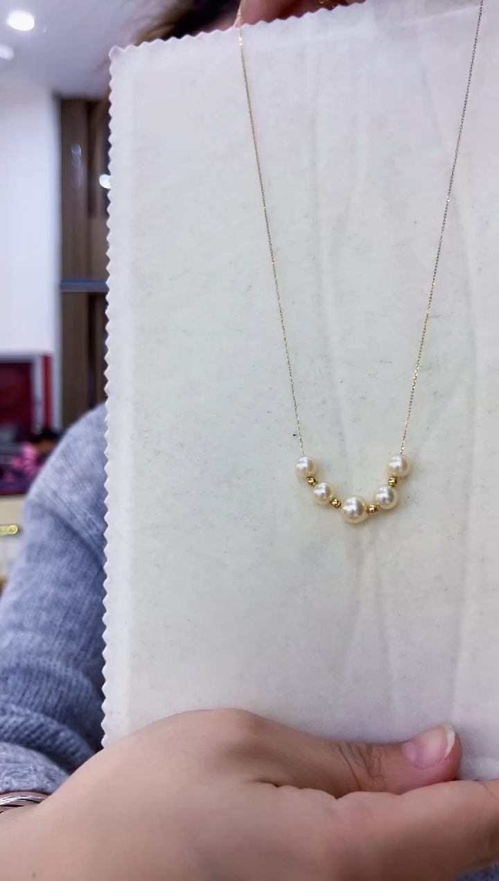 【闪购商品】海水珍珠吊坠(赠链)18K金镶嵌吊坠
