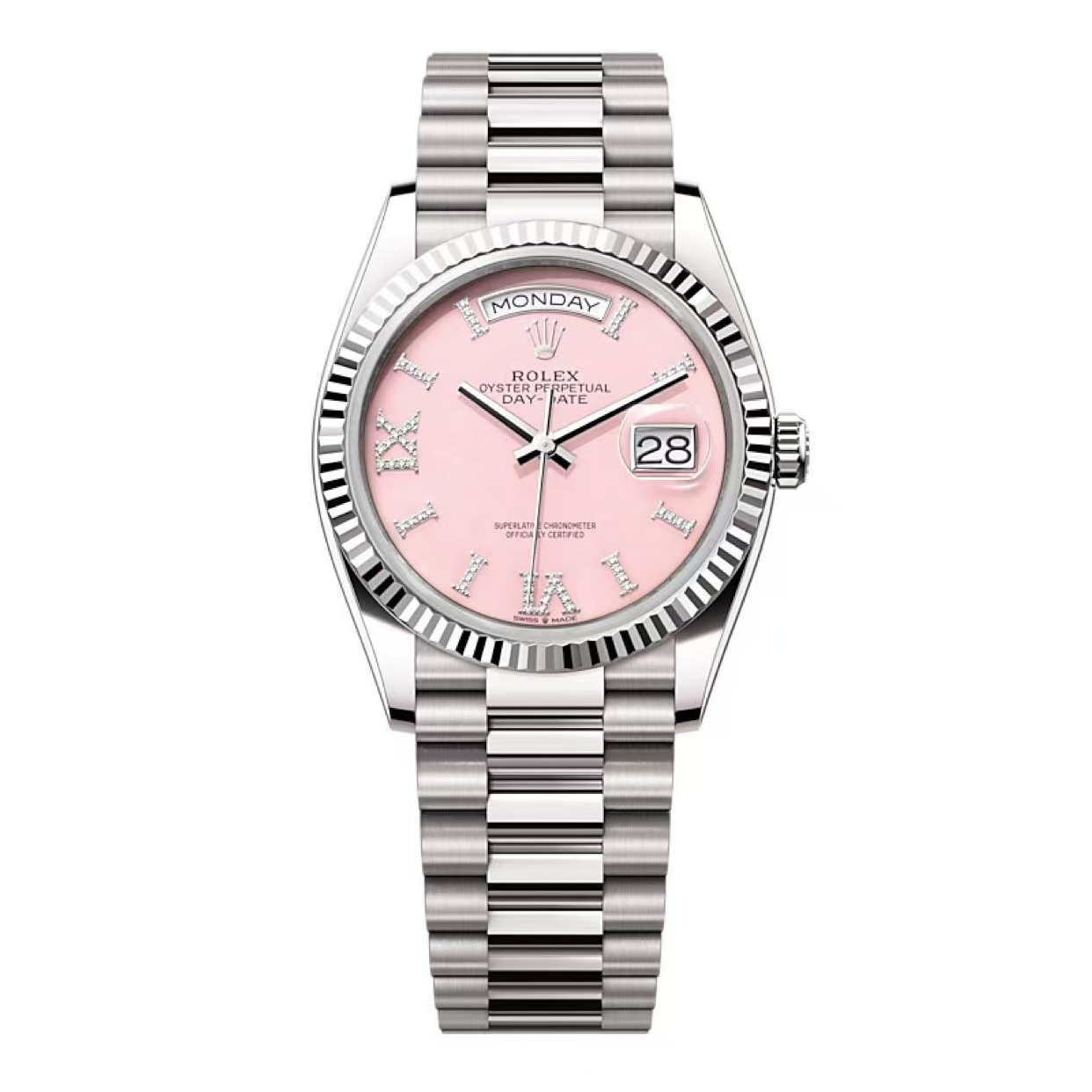 99新 Rolex/劳力士 哈奢馆/名表/劳力士/星期日历128239/24年全套