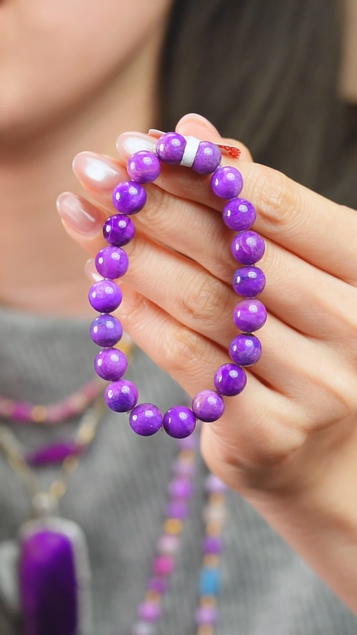 苏纪石（舒俱来）未镶嵌手串75