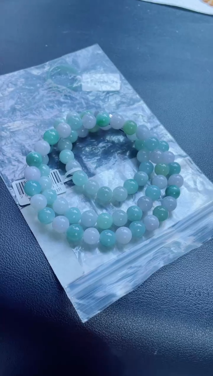 定制翡翠未镶嵌珠串